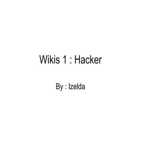 Wikis 1