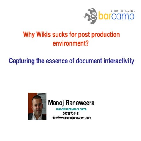 Wikis and edocr | PPT