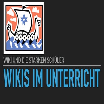 Wikis im Unterricht