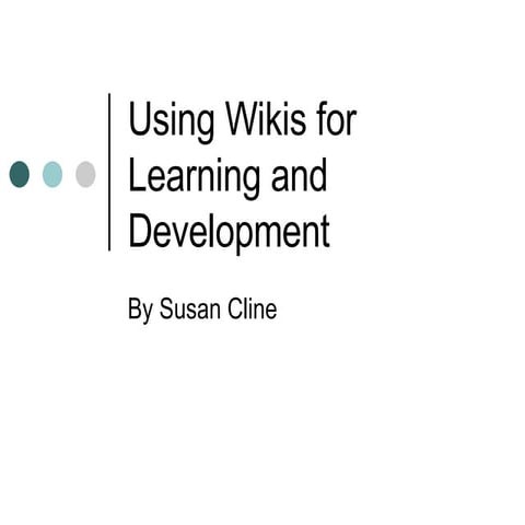 Wikis In The Workplace