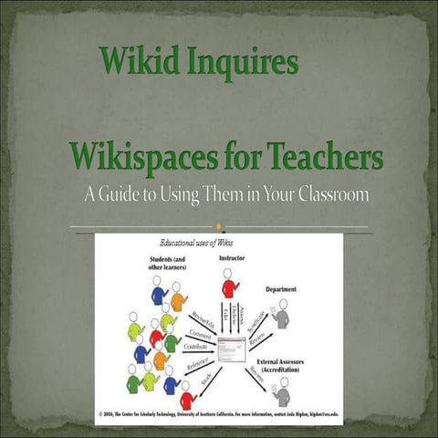 Wikis Cluster Presentation