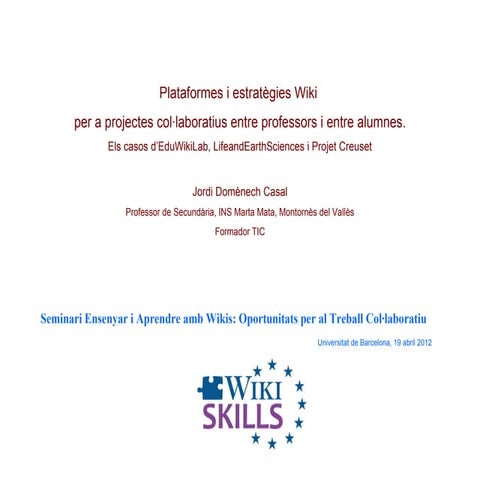 Els wikis | PPT