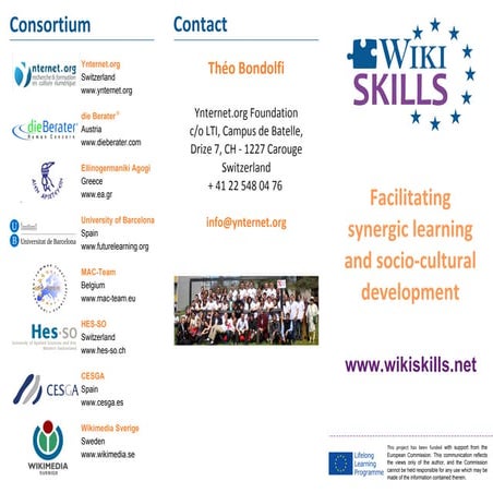 WikiSkills project leaflet in English