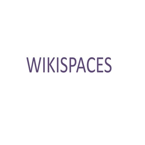 Wikispaces | PPTX