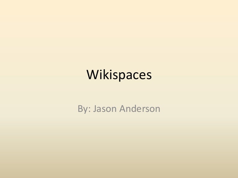 Wikispaces