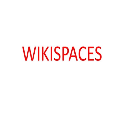 Wikispaces ary