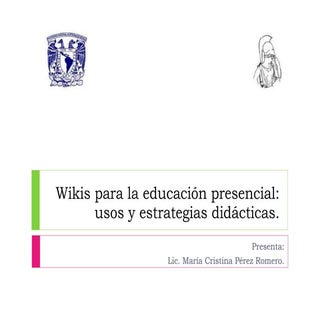 Wikis para la educacion presencial