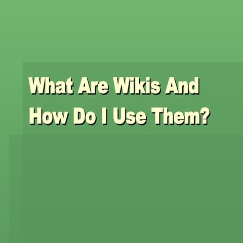 Wiki Summer Training2