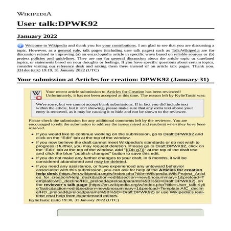 Wiki user talk_dpwk92 | PDF