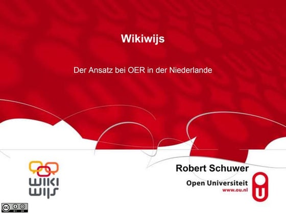 Wikiwijs: der Ansatz bei OER in der Niederlande