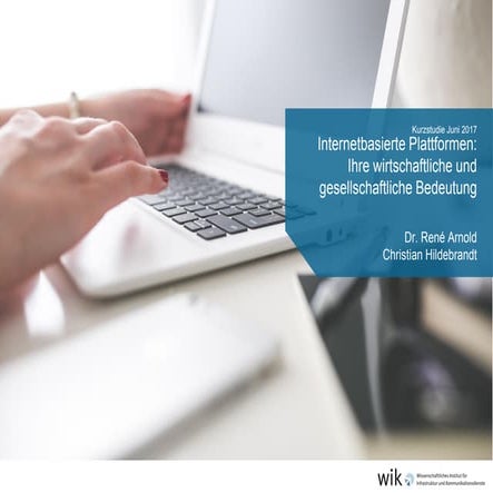 Internetbasierte Plattformen: Ihre wirtschaftliche und  gesellschaftliche Bed...