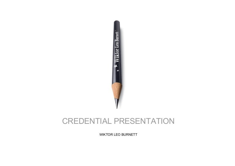 Wiktor Leo Burnett Credential 2011