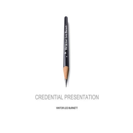 Wiktor Leo Burnett Credential 2011