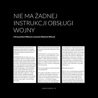 Wojciech Wilczyk, Nie ma żadnej ins...