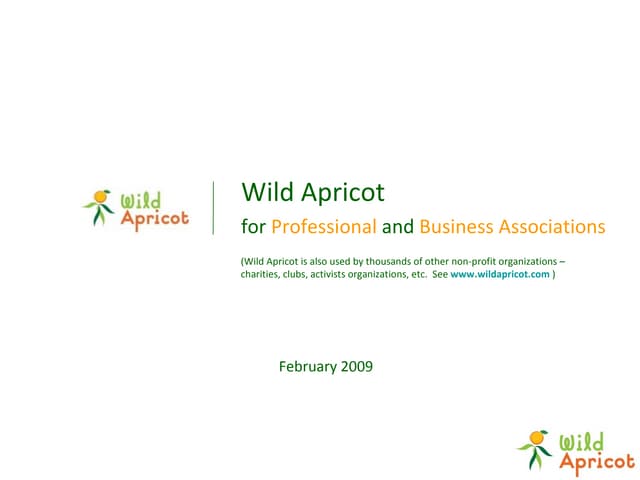 Wild Apricot For Business And Professional Associations