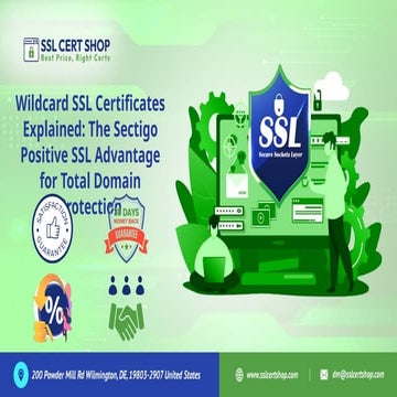 Wildcard SSL Certificates Explained The Sectigo Positive SSL Advantage ...