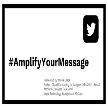Women in Law - #AmplifyYourMessage