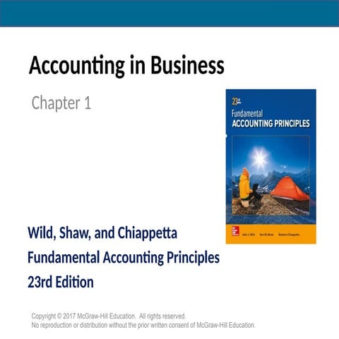 Wild_FAP23e_Ch01_PPT_Analyzing and Recording