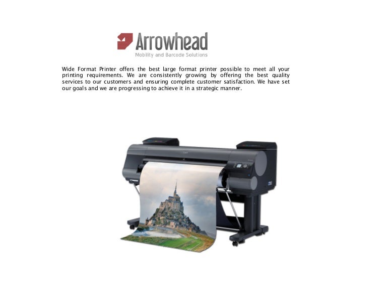 large format scanner printer