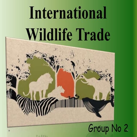 Wildlife  trade Presentation;UOR,Faculty Of Agriculture,Mapalana