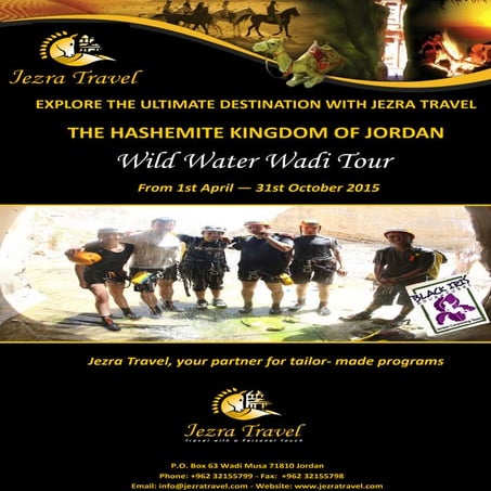 Wild water wadi tour Jordan