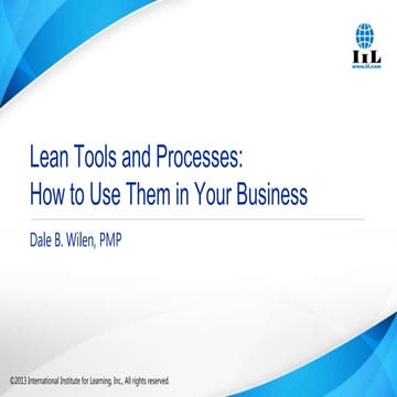 Lean Tools and Processes