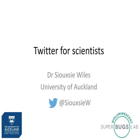 Twitter for scientists