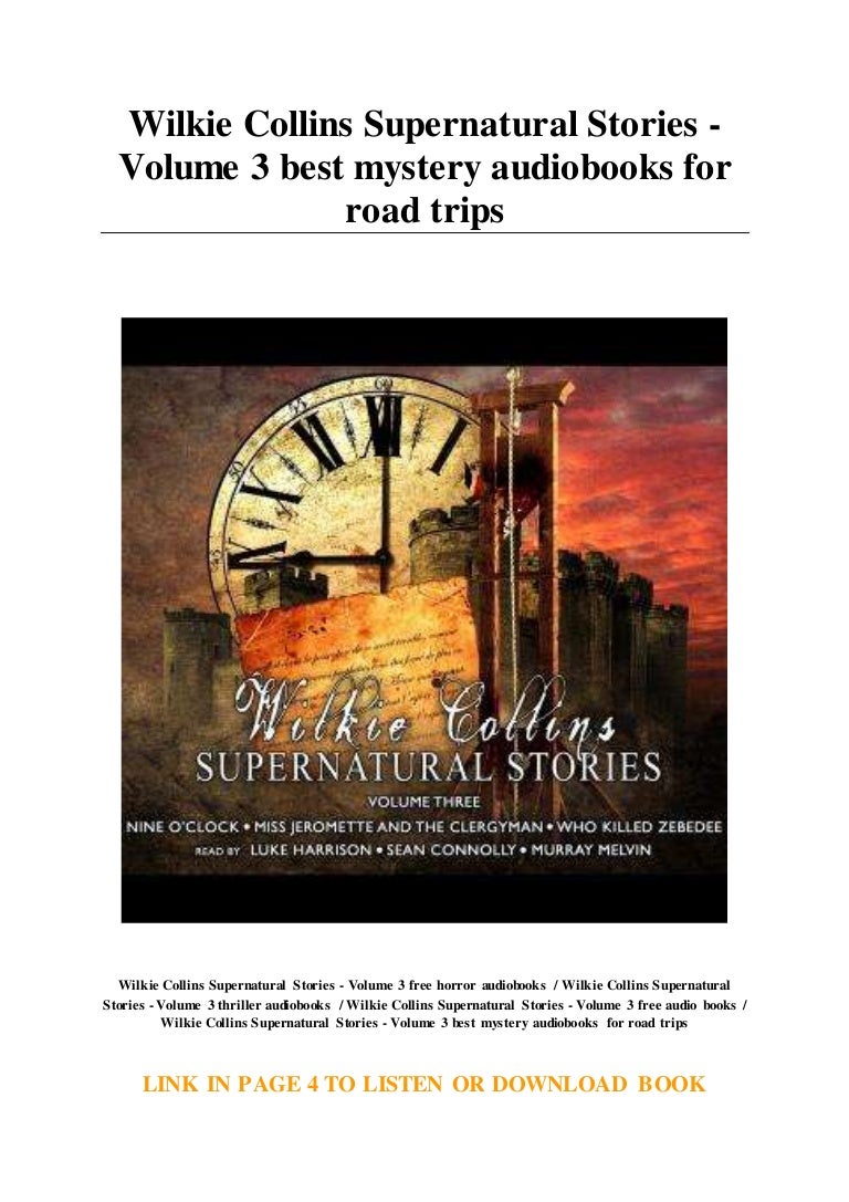 Wilkie Collins Supernatural Stories Volume 3 Best Mystery Audiobook