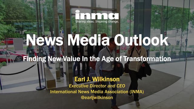 Finding New Value in the Age of Transformation: Earl Wilkinson