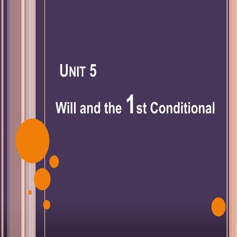 Will and-1st-conditional