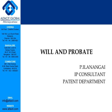 Will and probate