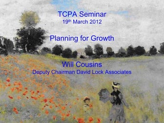 Will Cousins Presentation Tcpa 19th March