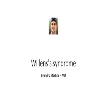 Willens's syndrome.pptx