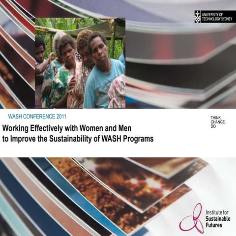 Working Effectively with Women and Men  to Improve the Sustainability of WASH...