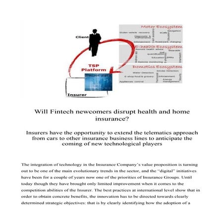 Will fintech newcomers disrupt health and home insurance? 
