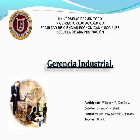 Gerencia Industrial, Ambitos de Aplicación e Importancia