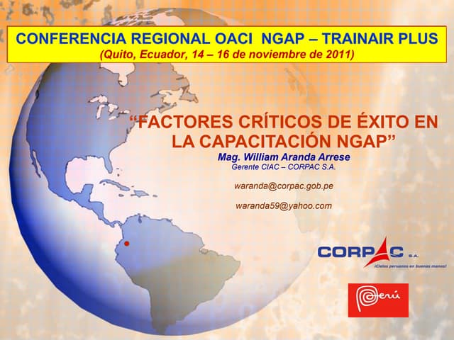 William Aranda CIAC CORPAC PERU Fac...
