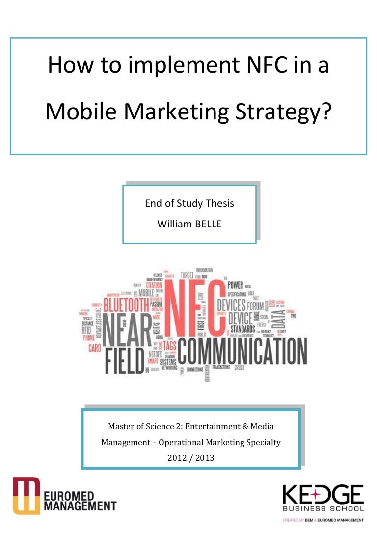 Dissertation report on mobile marketing