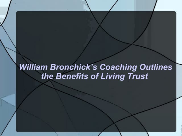 William Bronchick Coaching