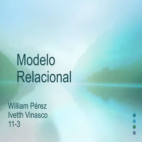 Diapositivas Modelo Relacional