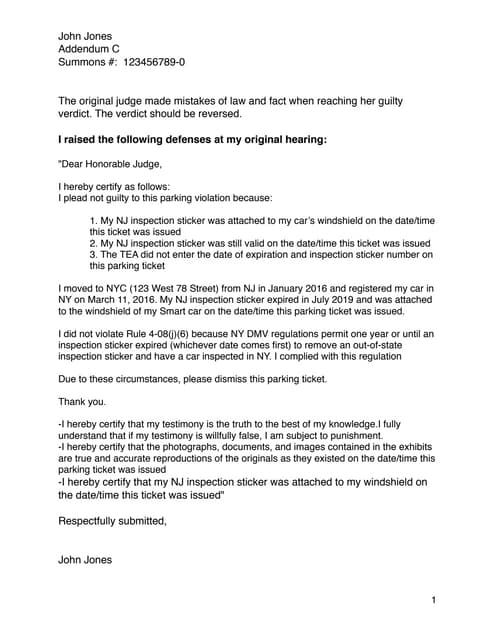 How to Win an NYC Parking Ticket Appeal