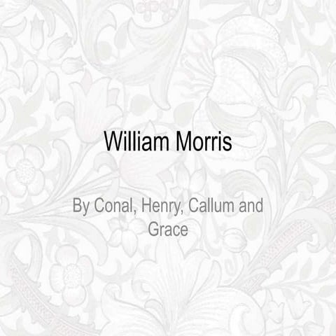 William morris Powerpoint