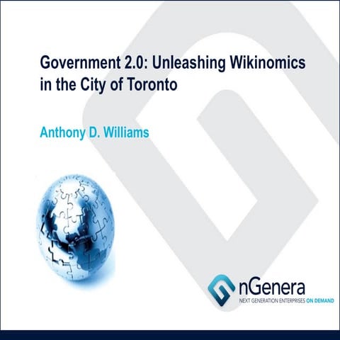 Unleasing Wikinomics in the City of Toronto