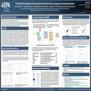 The EPA Online Prediction Physicochemical Prediction Platform to Support Envi...