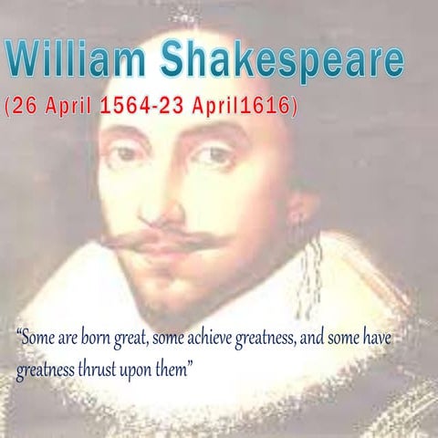 Famous Poet- William shakespeare 