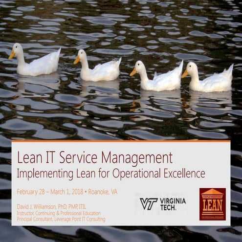 Lean IT Service Management