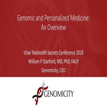 Genomic and Personalized Medicine: An Overview