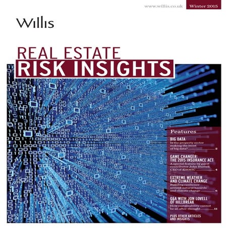 Willis Real Estate Risk Insights Winter 2015