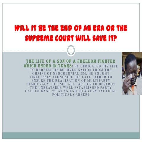 Will it be the end of an era