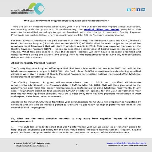 What Is Qpp Understanding The Quality Payment Program Pptx